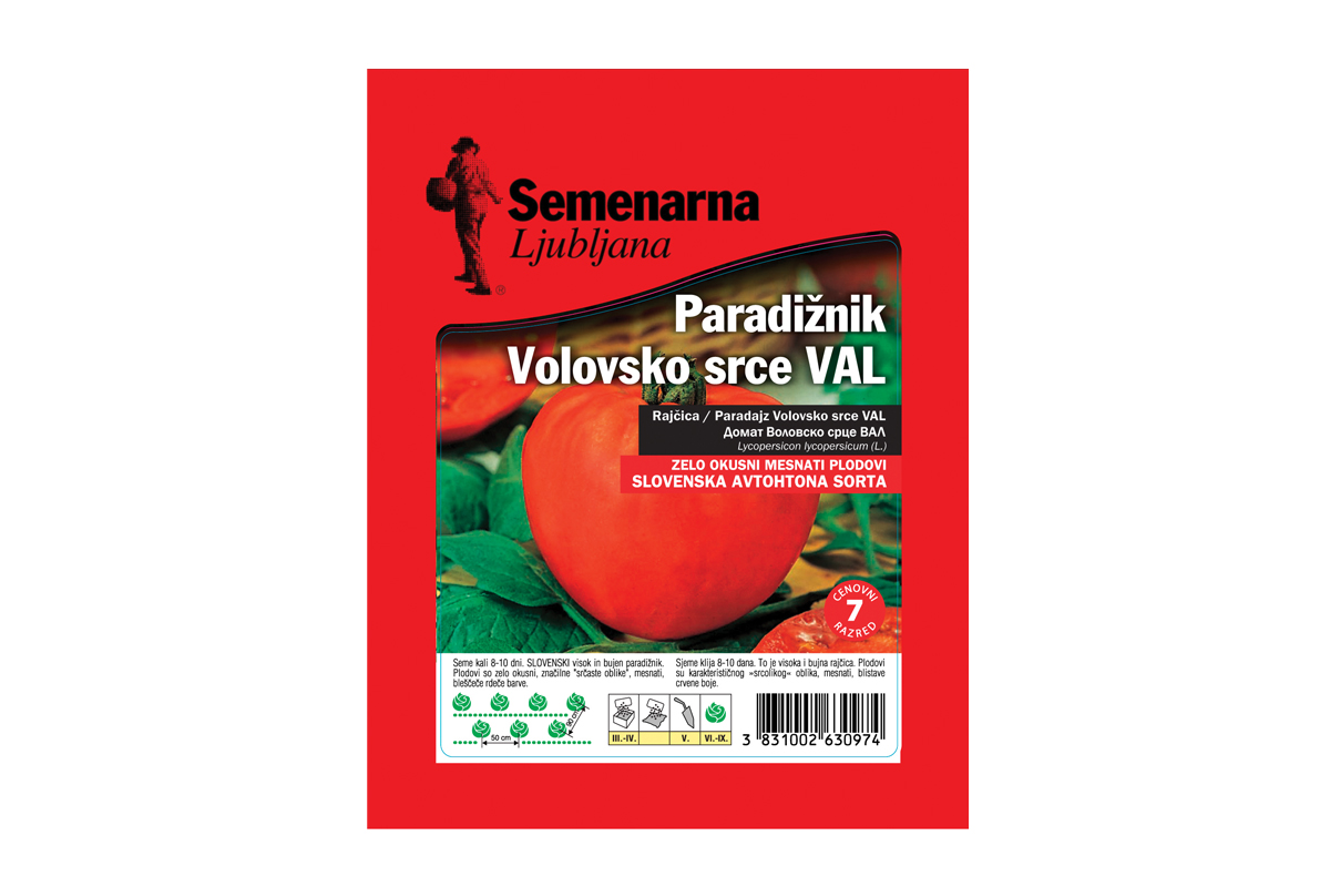 PARADIŽNIK VAL (Volovsko srce) 25 g Semenarna 