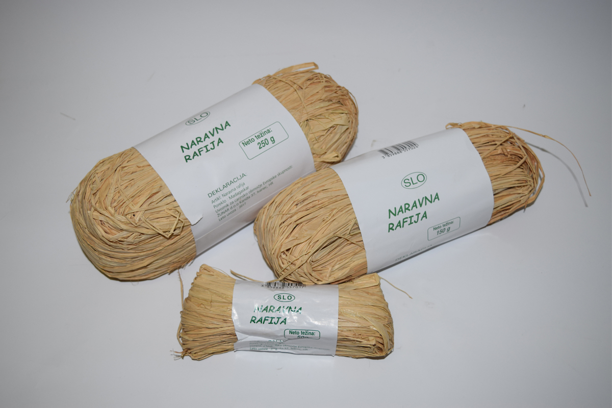 Rafija naravna 150g 