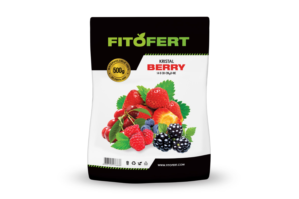 FITOFERT KRISTAL BERRY 15-8-30+2MgO+ME 500G 